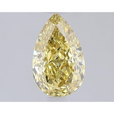 Diament laboratoryjny o barwie fantazyjnej szlif gruszkowy, 1.01ct, VVS2, Fancy Vivid Yellow, IGI LG692564594