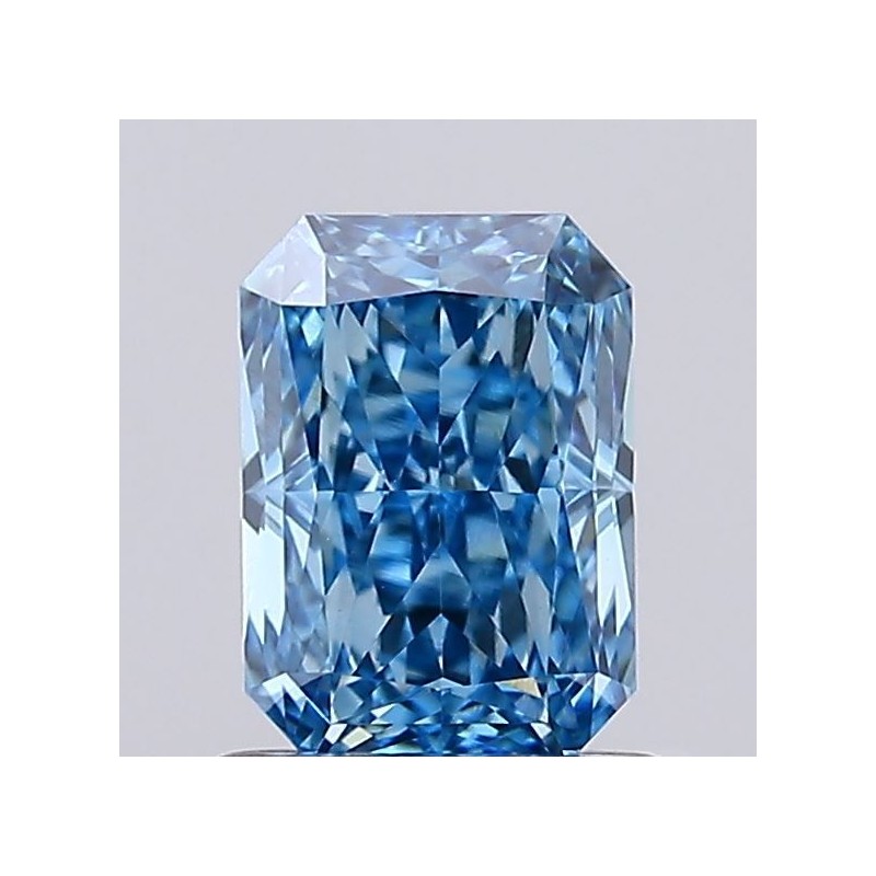 Diament laboratoryjny o barwie fantazyjnej radiant, 1.05ct, VVS2, Fancy Vivid Blue, IGI LG732501171