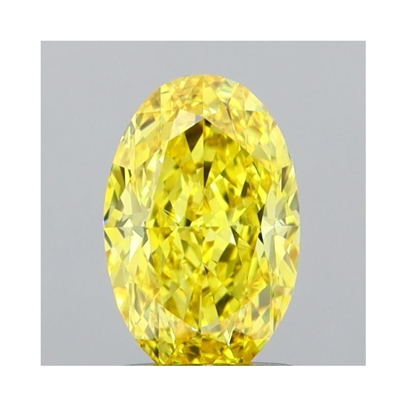 Diament laboratoryjny o barwie fantazyjnej szlif owalny, 1.03ct, VVS2, Fancy Vivid Yellow, IGI LG717527241