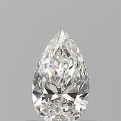 Diament szlif gruszkowy, 0.5ct, VVS2, G, GIA 6512657459