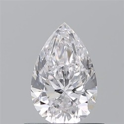 Diament szlif gruszkowy, 0.7ct, SI1, E, GIA 7541110644