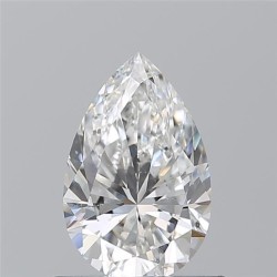 Diament szlif gruszkowy, 0.8ct, SI1, E, GIA 6542110671
