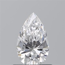 Diament szlif gruszkowy, 0.58ct, VS1, D, GIA 6237801233