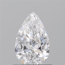 Diament szlif gruszkowy, 0.7ct, SI1, D, GIA 1545110539