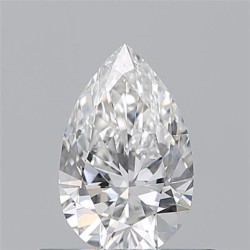 Diament szlif gruszkowy, 0.5ct, VVS1, G, GIA 7548123998