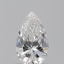 Diament szlif gruszkowy, 0.5ct, VS1, F, GIA 7531803727