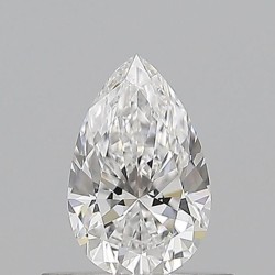 Diament szlif gruszkowy, 0.51ct, VS1, D, GIA 2546124420