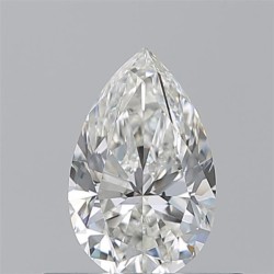 Diament szlif gruszkowy, 0.51ct, VVS1, H, GIA 6541124616