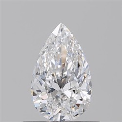 Diament szlif gruszkowy, 0.57ct, VS1, D, GIA 7542124647