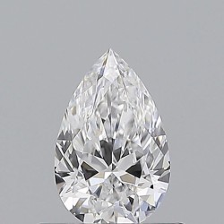 Diament szlif gruszkowy, 0.5ct, VVS1, D, GIA 1545123985