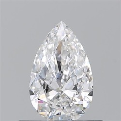 Diament szlif gruszkowy, 0.51ct, VVS1, E, GIA 7542124626