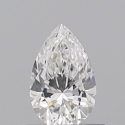 Diament szlif gruszkowy, 0.56ct, VS2, D, GIA 6542124427