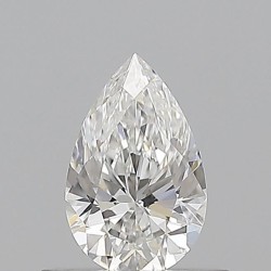Diament szlif gruszkowy, 0.5ct, VS1, E, GIA 6542124007