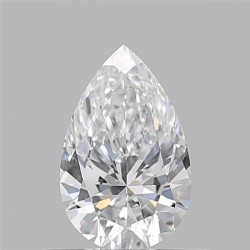 Diament szlif gruszkowy, 0.55ct, VS1, D, GIA 1543124942