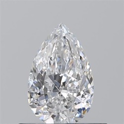 Diament szlif gruszkowy, 0.5ct, VVS2, D, GIA 2544141349