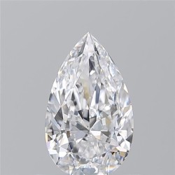 Diament szlif gruszkowy, 0.71ct, VS1, D, GIA 6542124569