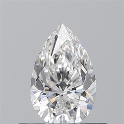 Diament szlif gruszkowy, 0.5ct, VVS2, E, GIA 3545141546