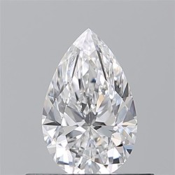 Diament szlif gruszkowy, 0.51ct, VVS1, D, GIA 2546142367