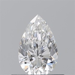 Diament szlif gruszkowy, 0.5ct, SI1, F, GIA 3545141400