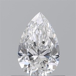 Diament szlif gruszkowy, 0.53ct, VS1, E, GIA 7543142536