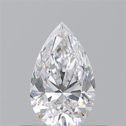 Diament szlif gruszkowy, 0.51ct, VS1, D, GIA 1547143019