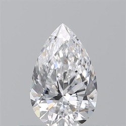 Diament szlif gruszkowy, 0.52ct, VS1, D, GIA 6541143043