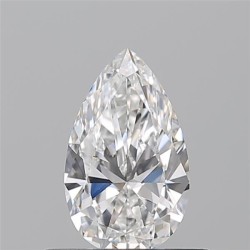Diament szlif gruszkowy, 0.53ct, VVS2, E, GIA 2547143022