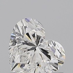 Diament serce, 0.71ct, VVS1, F, GIA 6541140095