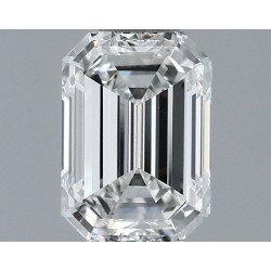Diament szlif szmaragdowy, 0.6ct, VVS2, G, GIA 6532520319