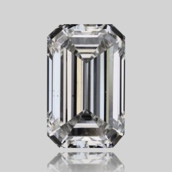 Diament szlif szmaragdowy, 0.5ct, SI1, H, GIA 3525313408