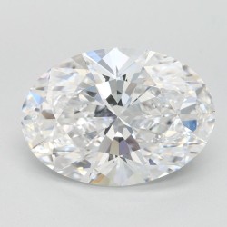 Diament laboratoryjny szlif owalny, 3ct, VVS1, D, IGI LG744513412