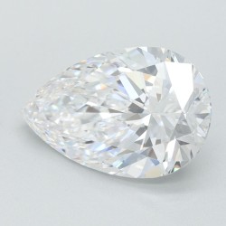 Diament laboratoryjny szlif gruszkowy, 2.57ct, VVS1, D, IGI LG744513292