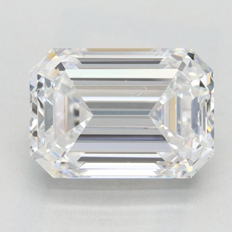 Diament laboratoryjny szlif szmaragdowy, 2.13ct, VVS2, E, GIA 6501394887