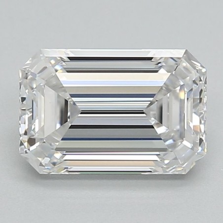 Diament laboratoryjny szlif szmaragdowy, 1.36ct, VVS2, E, IGI LG754504928