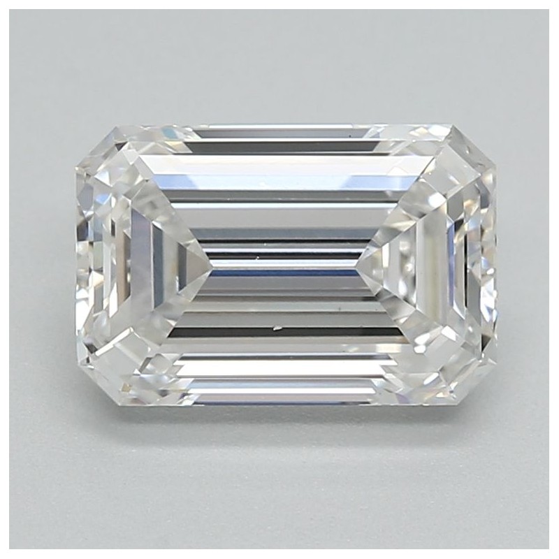 Diament laboratoryjny szlif szmaragdowy, 1.6ct, VVS2, E, IGI LG749558201