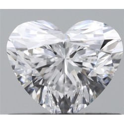 Diament serce, 0.5ct, VVS1, D, GIA 2544218523