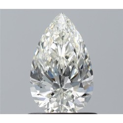 Diament szlif gruszkowy, 0.8ct, VVS2, H, IGI 746530090