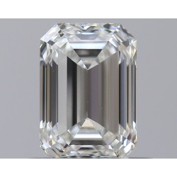 Diament szlif szmaragdowy, 0.62ct, VVS1, H, GIA 1529804445