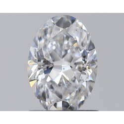 Diament szlif owalny, 0.9ct, SI1, D, GIA 6525301218