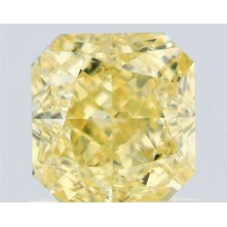 Diament o barwie fantazyjnej szlif schodkowy, 1ct, VS1, Fancy Intense Yellow, GIA 5232512793