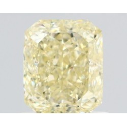 Diament o barwie fantazyjnej radiant, 1.01ct, VVS2, Fancy Light Yellow, GIA 2537763052