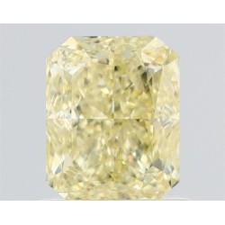 Diament o barwie fantazyjnej radiant, 1.04ct, VS1, Fancy Light Yellow, GIA 6531527688