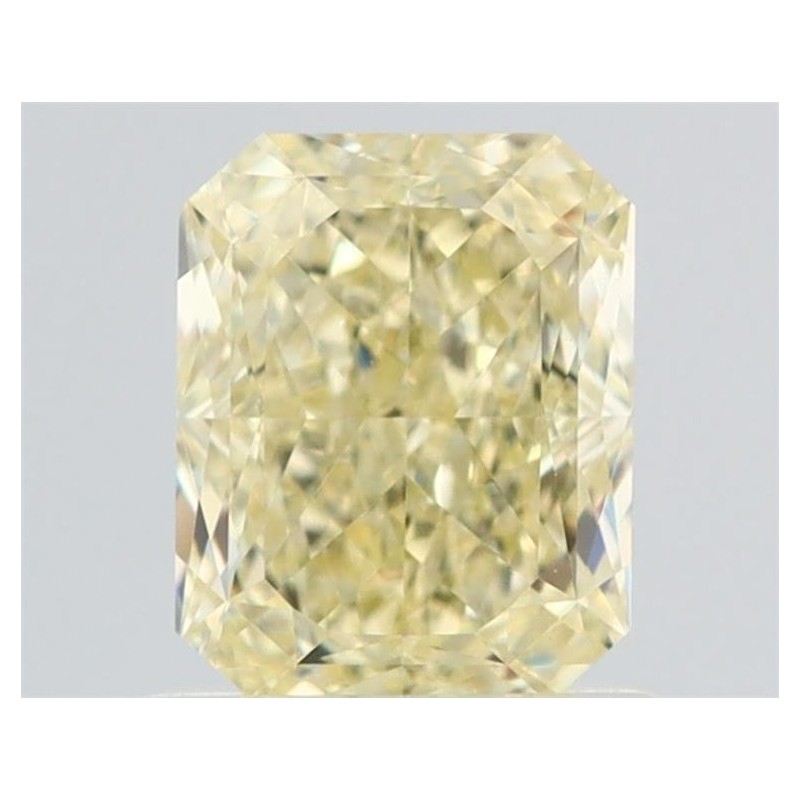 Diament o barwie fantazyjnej radiant, 1.08ct, VVS1, Fancy Light Yellow, GIA 2536527730