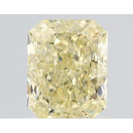 Diament o barwie fantazyjnej radiant, 1.08ct, VVS1, Fancy Light Yellow, GIA 2536527730