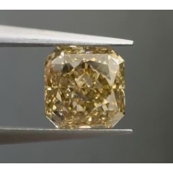 Diament o barwie fantazyjnej szlif schodkowy, 1.17ct, VS1, Fancy Dark Brown, GIA 6472380692