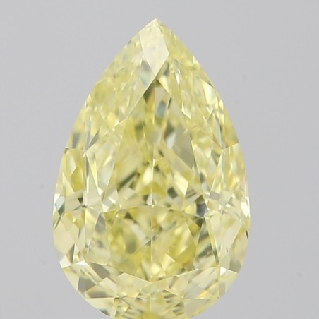 Diament o barwie fantazyjnej szlif gruszkowy, 1.11ct, VVS1, Fancy Yellow, GIA 6481691242