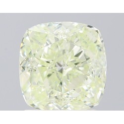 Diament o barwie fantazyjnej szlif poduszkowy brylantowy, 1.88ct, VS2, Fancy Light Yellow Green, GIA 6522526504