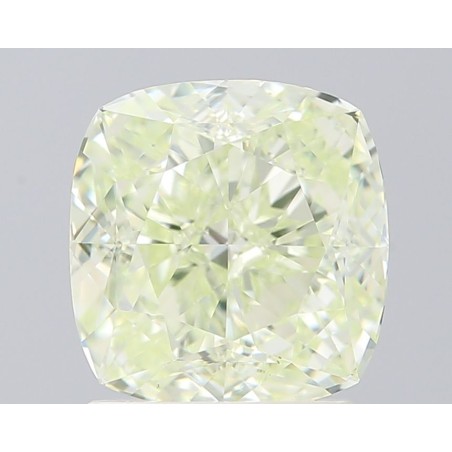 Diament o barwie fantazyjnej szlif poduszkowy brylantowy, 1.88ct, VS2, Fancy Light Yellow Green, GIA 6522526504