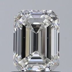 Diament szlif szmaragdowy, 0.9ct, VS2, H, GIA 7472923437