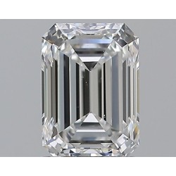 Diament szlif szmaragdowy, 1.51ct, VS2, F, GIA 1538166567